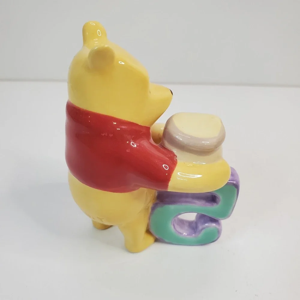 Classic Disney Winnie Pooh Ceramic Birthday Keepsake #5 Cake Topper Decor